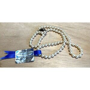 Capricho Mallorca Spain Pearl Necklace 24” 7MM Classic Jewelry